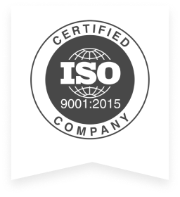 iso logo in badge